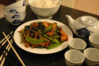 Chicken with black bean